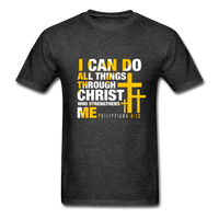 I Can Do All Things T-Shirt - heather black