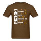 Math T-Shirt - brown