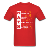 Math T-Shirt - red