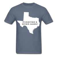 Texas Forever & Ever Amen T-Shirt - denim