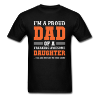 Proud Dad T-Shirt - black