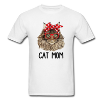 Cat Mom T-Shirt - white