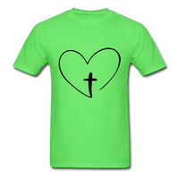 Heart Jesus T-Shirt - kiwi