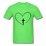 Heart Jesus T-Shirt - kiwi