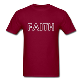 Faith T-Shirt - burgundy