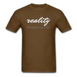 Reality Manipulator T-Shirt - brown