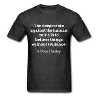 Believe Without Evidence T-Shirt - heather black