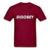 Disobey T-Shirt - burgundy