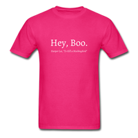 Hey, Boo T-Shirt - fuchsia