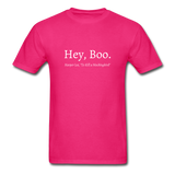 Hey, Boo T-Shirt - fuchsia